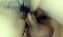 Latina Student Rides Wildly In Bedroom Action