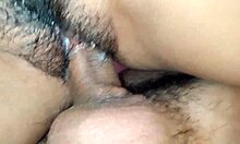 Latina Student Rides Wildly In Bedroom Action