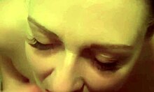 Horny Milf Sucks In Bathroom After Workout!