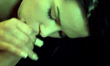 teen performs oral on older man in high definition