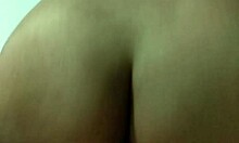 latina brunette bounces her big ass in reverse cowgirl on monster cock