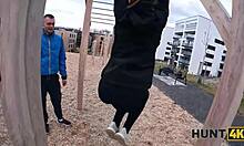 Hunt4k Athlete Picked Up on Street and Screwed in Front of Her Boyfriend in Stranger's Car