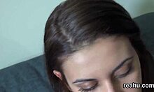 Czech cutie teased in supermarket, banged in POV.