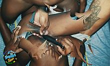 Lesbian ebony transsexual with best friends from Toronto