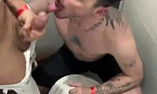 want to see agroboy getting a blowjob in the bathroom?