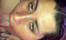 latina slut chokes on black cock homemade lover