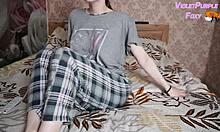 hot nipple teasing leads to shaking orgasm