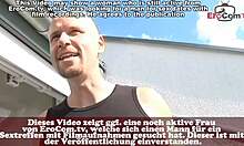 user meets thin blonde teen at couple casting and fucks her