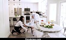 Asian Teen Rides Big Cock