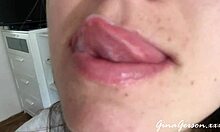 Tongue Saliva Throat Fetish