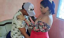 husband pays debt with wife's big ass fucking in pov, so sexy and homemade