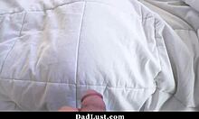 Rebellious step daughter throated and fucked by father-in-law