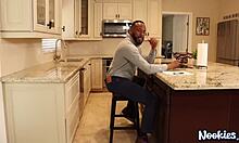 Oh wow, big black cock stretches tight Latina Lune Luxe's pussy hard!