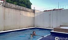 no one around to fuck, so i grabbed my sex machine and stuffed the whole cock in my tight pussy