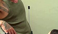 Happy Cuckold Watches Humiliating Blowjob Scene