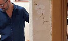 Happy Cuckold Watches Humiliating Blowjob Scene