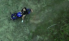 Wild Action in the Woods with a Latina Redhead