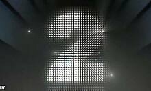 Swann Purple Bound In Lingerie Gives Handjob And Cum