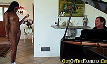 Watch real stepsis take monster cock jizz in her mouth!