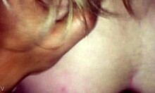 pov creampie in young blonde's shaved pussy