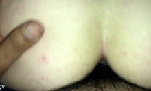 pov creampie in young blonde's shaved pussy