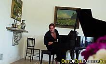 Watch real stepsis take monster cock jizz in her mouth!