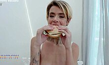 Insatiable Brazilian Russah fucks five big studs with intense DAP