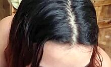 that argentinian teen giving a sexy blowjob, so beautiful