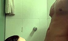 Fucked hard in shower, cum in mouth