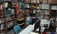 Teen Shoplifter Blows Security Guard