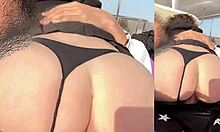 Yacht romp with sexy big ass beauty in rough homemade public sex.