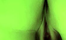 Bathing showing pussy and ass for anal