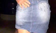 Heavy rain trapped my step cousin, so I took her ass hard outside while hearing her moans.