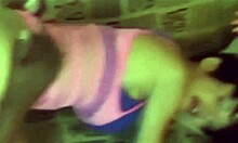 I watch amateur brunette destroyed by big black cock