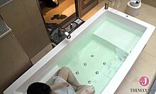 new employee in mixed bath with boss part 2