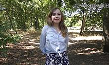 Vau, ihana 18-vuotias kokeilee seksilelua ensimmäisessä castingissa