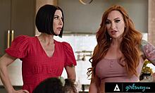 girlsway besties caught by stepmoms