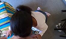 prostituta tetona me pide que me ponga el preservativo pero me lo quito y le dejo el co�o goteando de leche