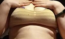 tiny 18+ playing with her natural tits