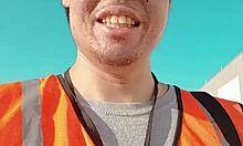 amsr sfw walking about during work