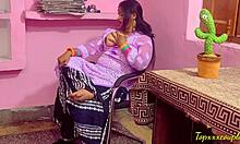 Indian milf couple fucks brutally in office backroom