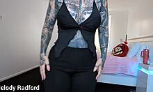 big tits milf shows off try on haul!