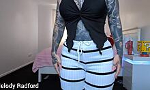 big tits milf shows off try on haul!