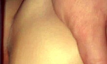 I watch this curvy BBW mature woman get fucked and creampied in 4K, spreading her wet vagina.