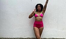 naughty girl guides masturbation in public!