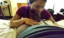 Ebony Prostitute Blows And Gets Fucked