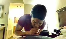 Ebony Prostitute Blows And Gets Fucked