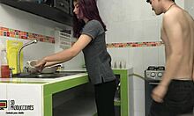 Great Pussy Stepsister Loves Kitchen Fucking Alone