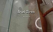 latina sends boyfriend video of masturbating with dildo in shower, it leaks online