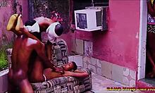 Slim Saida Bob Takes Two Big Cocks